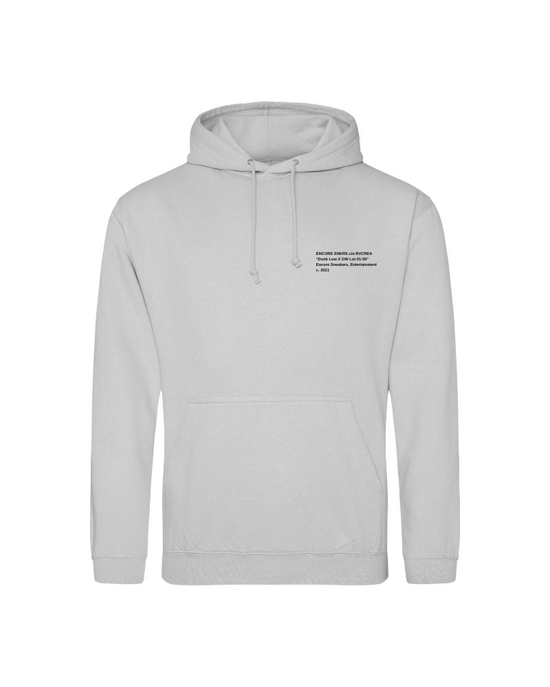 X RVCREA "Off-Dunk Lot 01" Hoodie (Moon Grey)