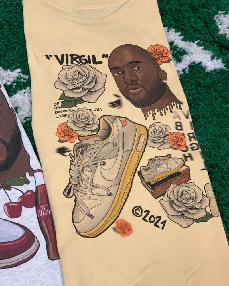 X RVCREA "Off-Dunk Lot 01" Tee (Gold)