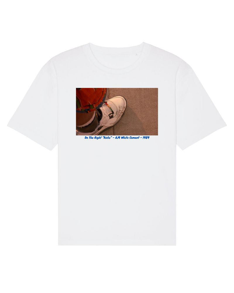 ENCORE Sneakult "Do The Right Kicks" Tee (White)