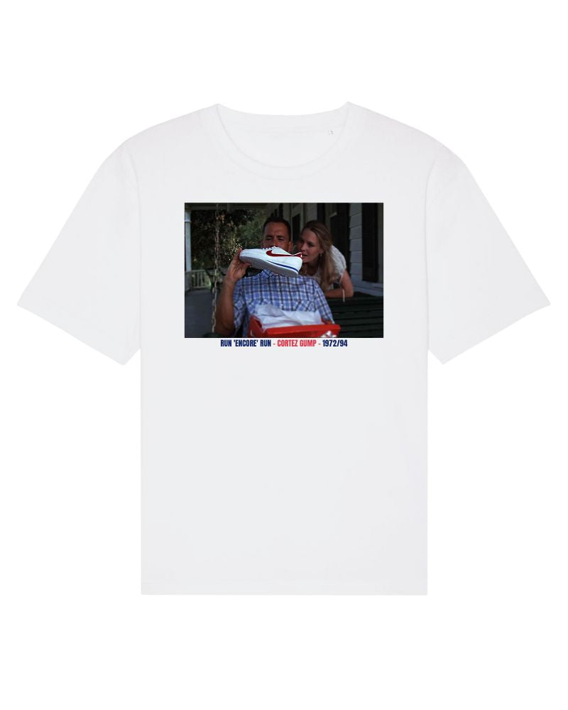 ENCORE Sneakult "Run Encore Run. Cortez Gump" Tee (White)