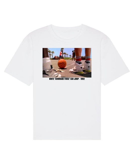 ENCORE Sneakult "White Command Force Can Jump" Tee (White)