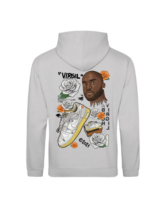 X RVCREA "Off-Dunk Lot 01" Hoodie (Moon Grey)