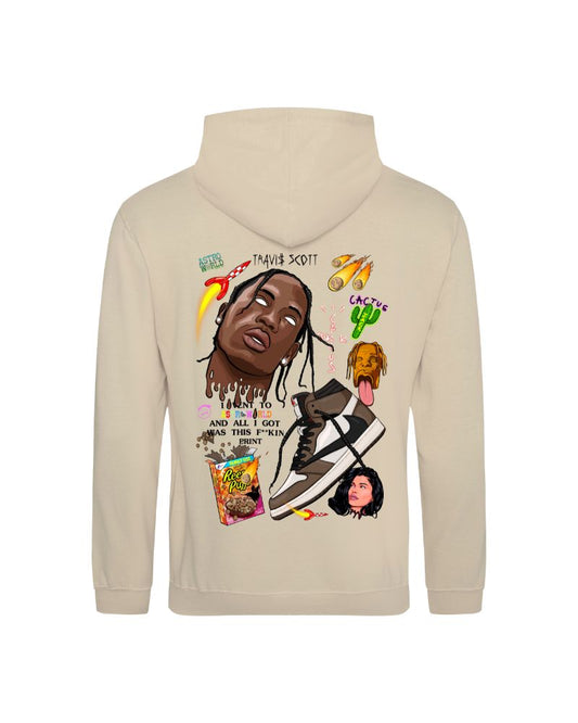 X RVCREA "Dark Mocha" Hoodie (Desert Sand)