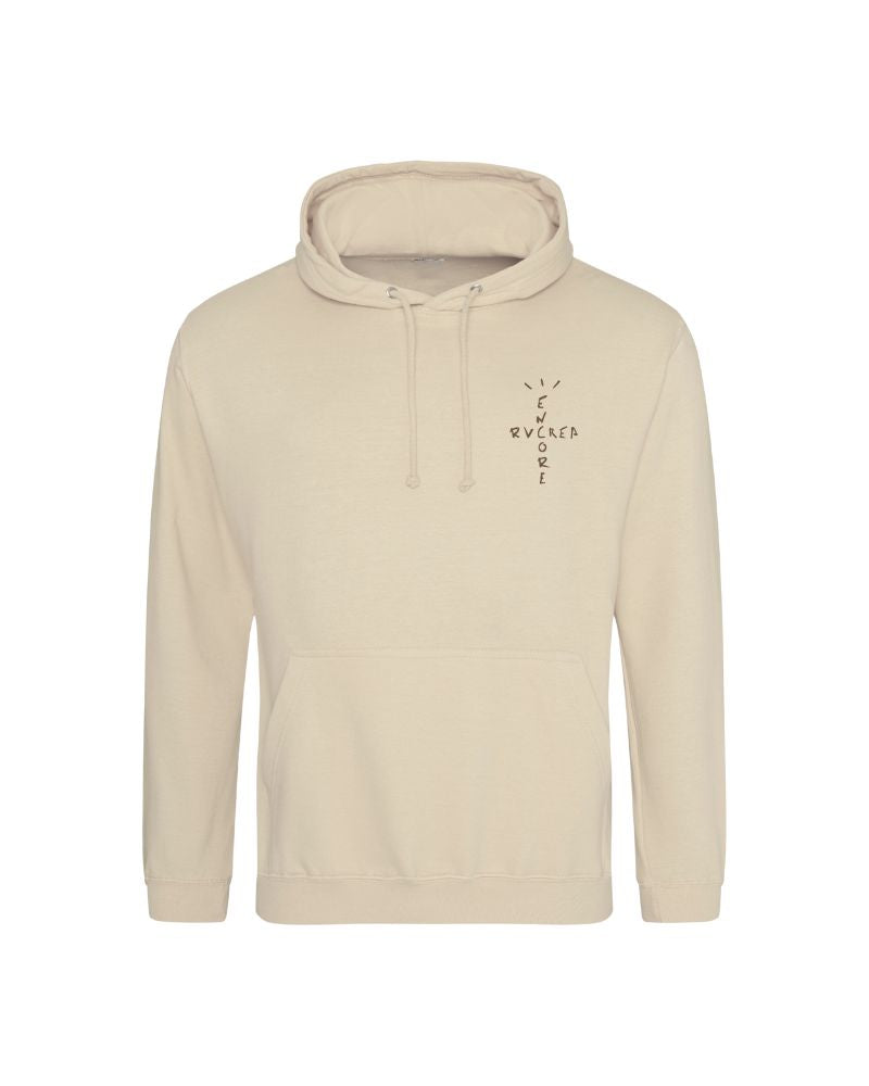 X RVCREA "Dark Mocha" Hoodie (Desert Sand)