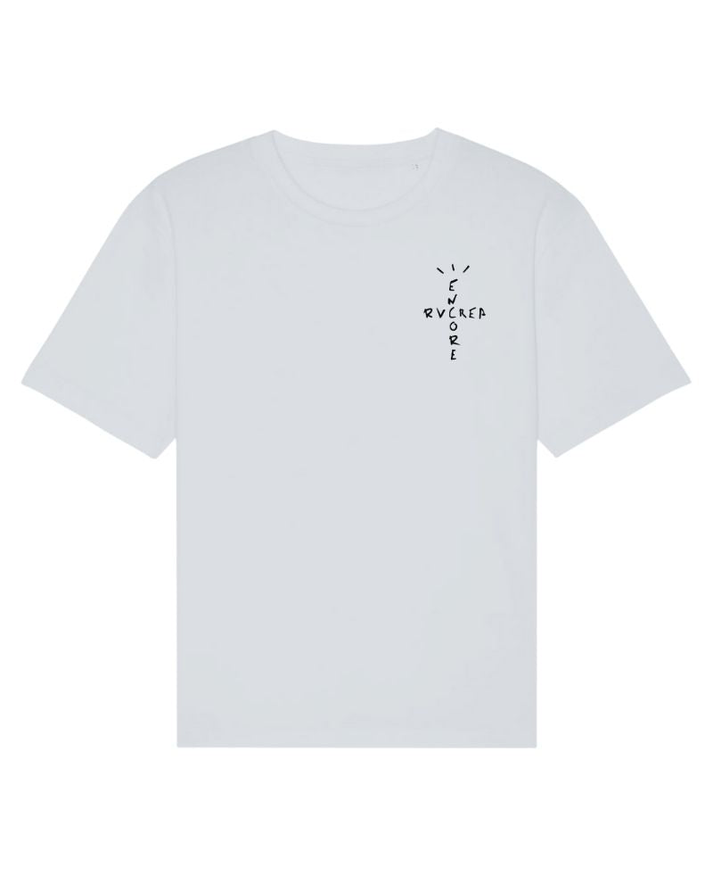 X RVCREA "Black Phantom" Tee (Moon Grey)