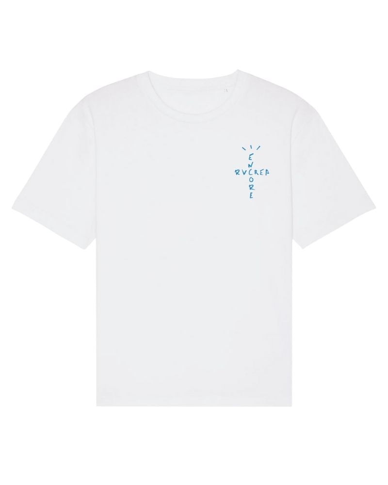 X RVCREA "Fragment Blue" Tee (White)