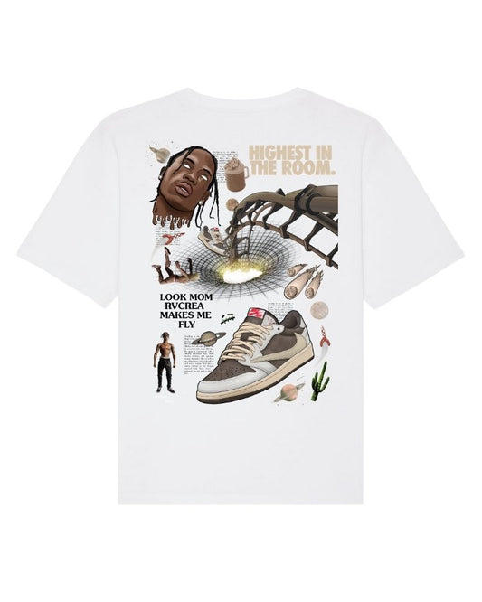 X RVCREA "Reverse Mocha" Tee (White)
