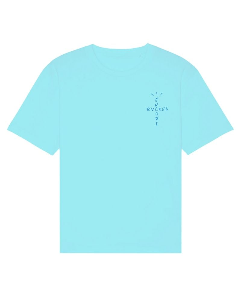 X RVCREA "AJ4 Blue" Tee (Sky Blue)