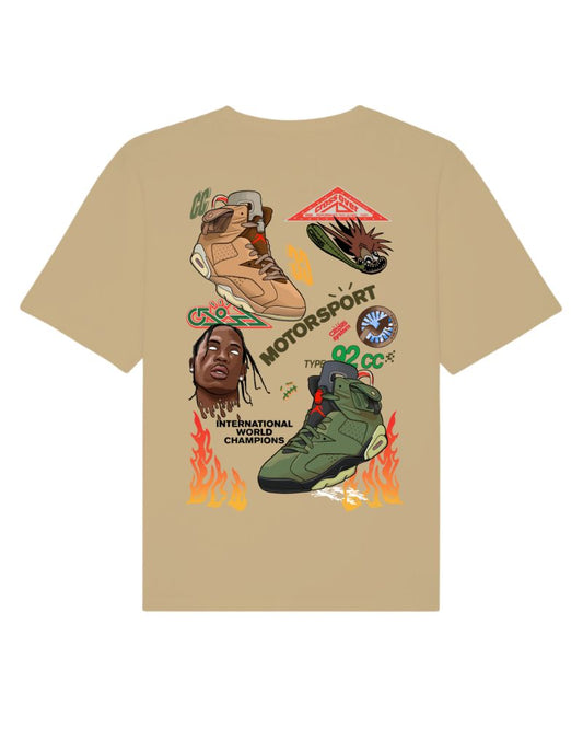 X RVCREA "AJ6" Tee (British Khaki)