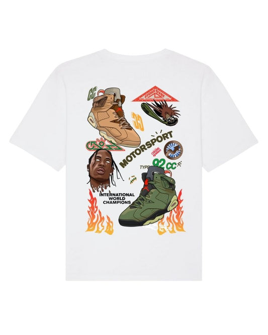 X RVCREA "AJ6" Tee (White)