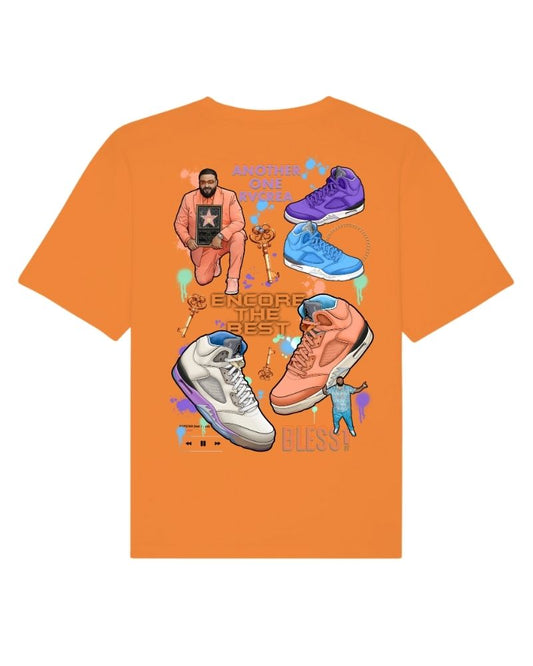 X RVCREA "Encore The Best DJK5" Tee (Orange)