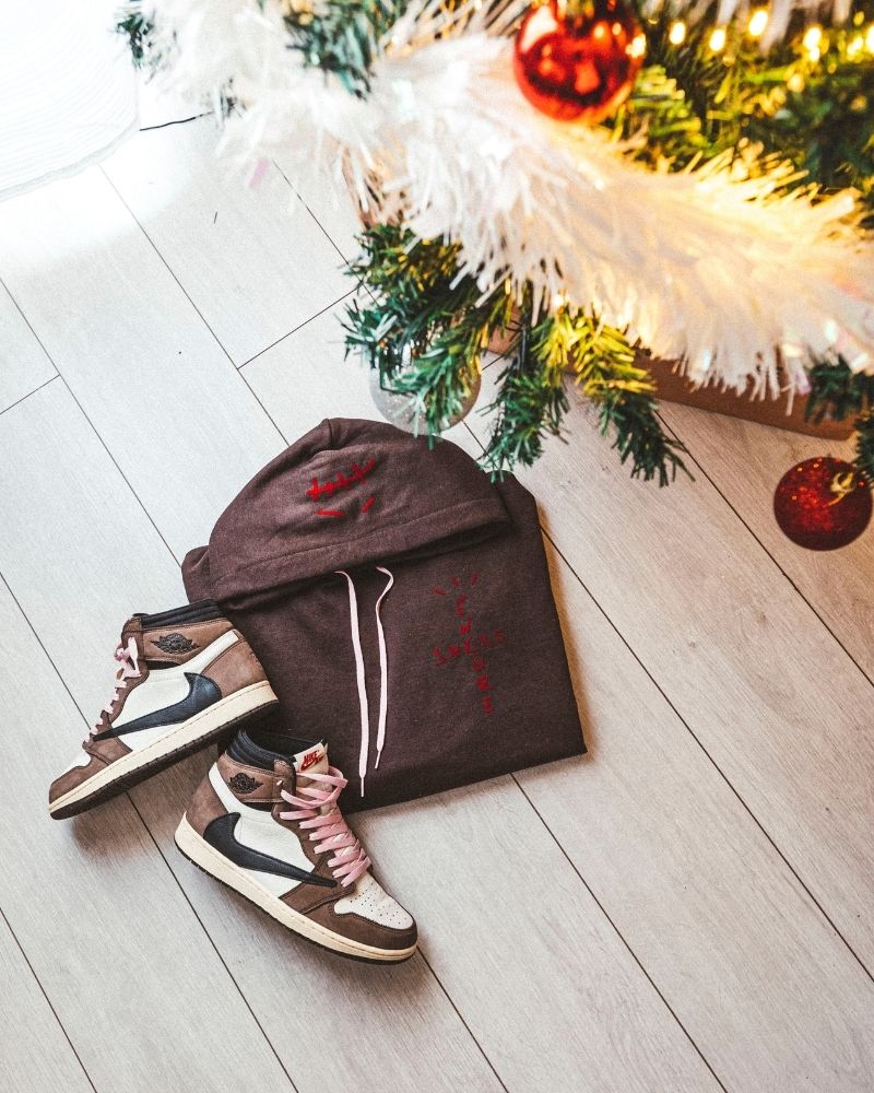 HWL "Travis AJ1 Dark Mocha" Hoodie (Dark Chocolate)