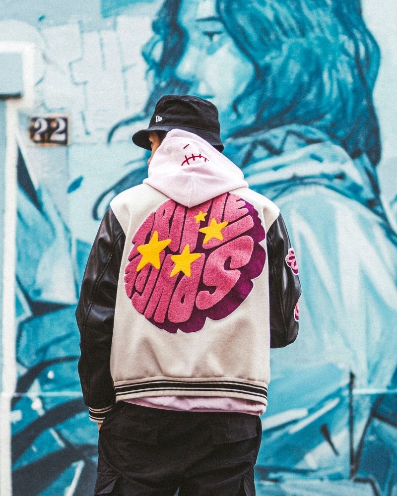 HWL "Travis AJ1 Dark Mocha" Hoodie (Light Pink)