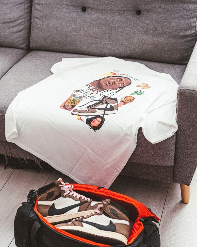 X RVCREA "Dark Mocha" Tee (White)