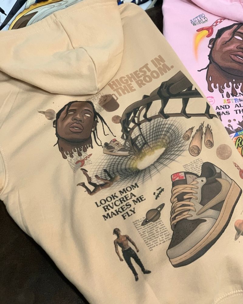 X RVCREA "Reverse" Hoodie (Nude)
